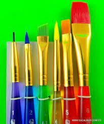 Pinceles Artísticos Surtidos AB-849  Pointer colores x 6