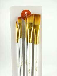 Pinceles Artísticos Surtidos BK Pointer Juego x 5