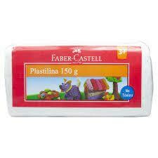 Plastilina Blanca Bloque 150Gr Faber Castell