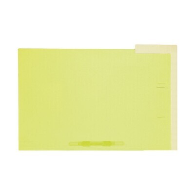 Carpeta Legajadora Oficio Keppermate Plastica Pastel Amarillo (Unidad)