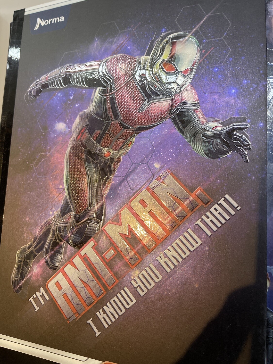 Cuaderno 50H Niño Rayado  Cosido Norma Avengers