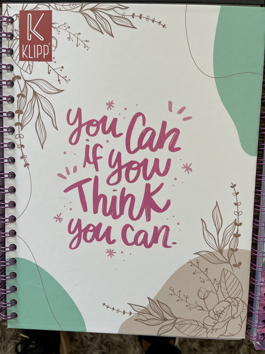 Cuaderno argollado 105 cuadriculado Klipp Femenino