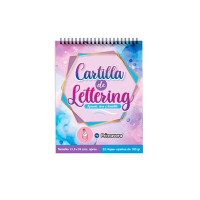 Cartilla  Lettering Primavera