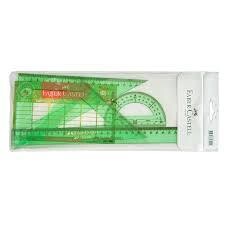 Juego Geometrico Faber Castell 4 Piezas