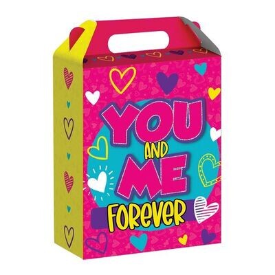 Caja Regalo Maletin L Corazones  Primavera