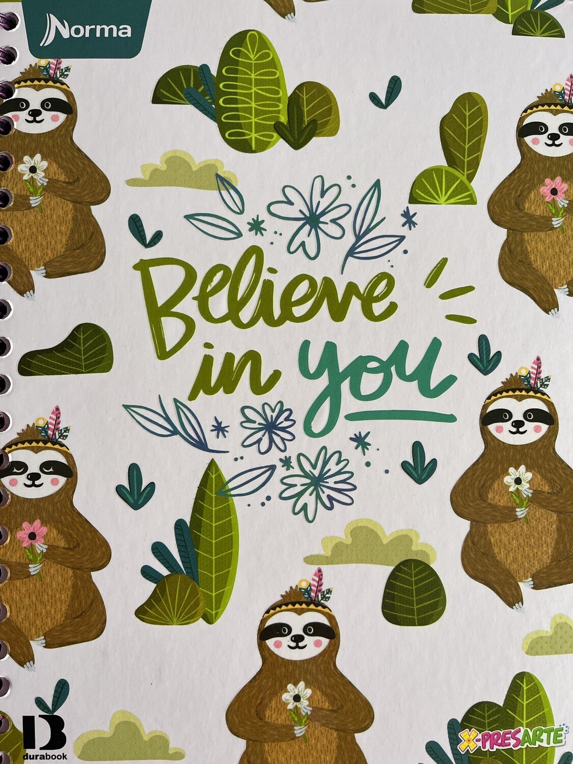 Cuaderno Xpresarte 80H 105  Argollado Cuadriculado Femenino