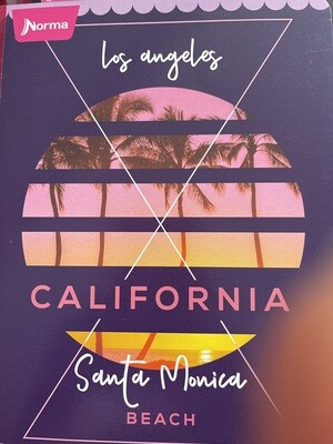 Cuaderno 100H NiñaA Cuadriculado Summer Plus Cosido Norma