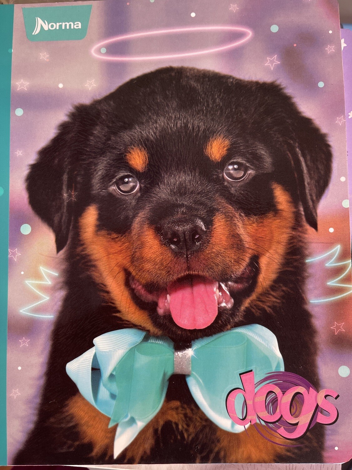 Cuaderno 50H Niña Cuadriculado Cosido Norma Dogs - Cats