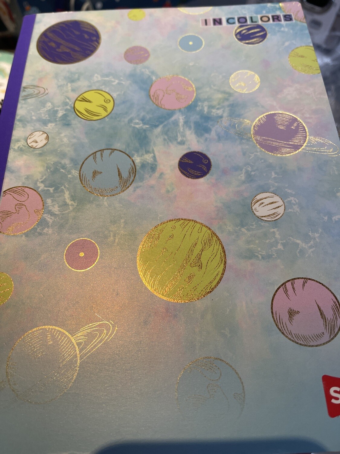Cuaderno 100H  Rayado Cosido Scribe Incolors Femenino