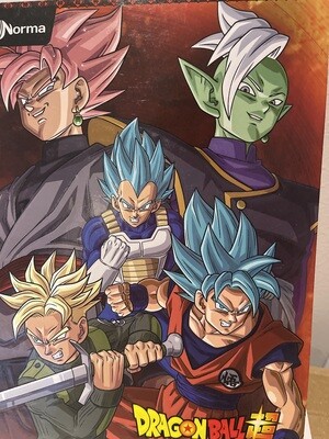 Ferrocarril 100h Niño Cosido Norma Cuaderno Dragón Ball - Liga de la Justicia