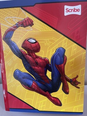 Cuaderno 100H  Cuadriculado Cosido Scribe Spiderman