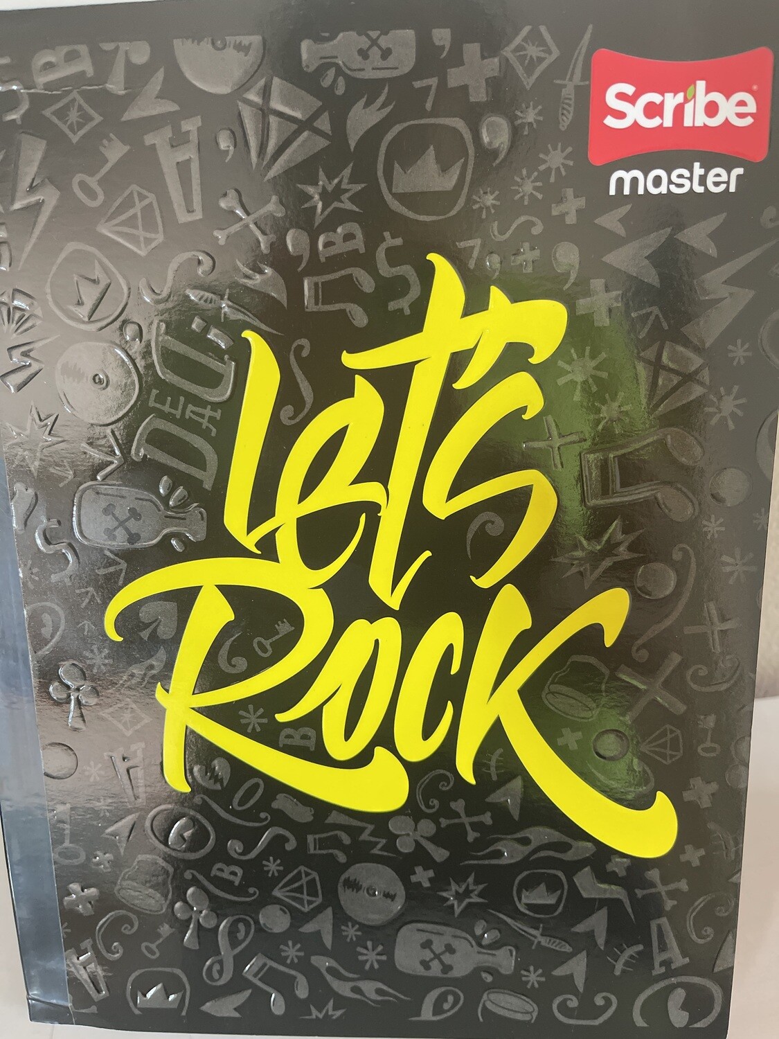Cuaderno 100H  Rayado Cosido Scribe Master Masculino