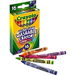Crayones Largos CRAYOLA lavables x 16 - Lavables