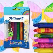 Crayones Pelikan Color Mix x 6 Unidades