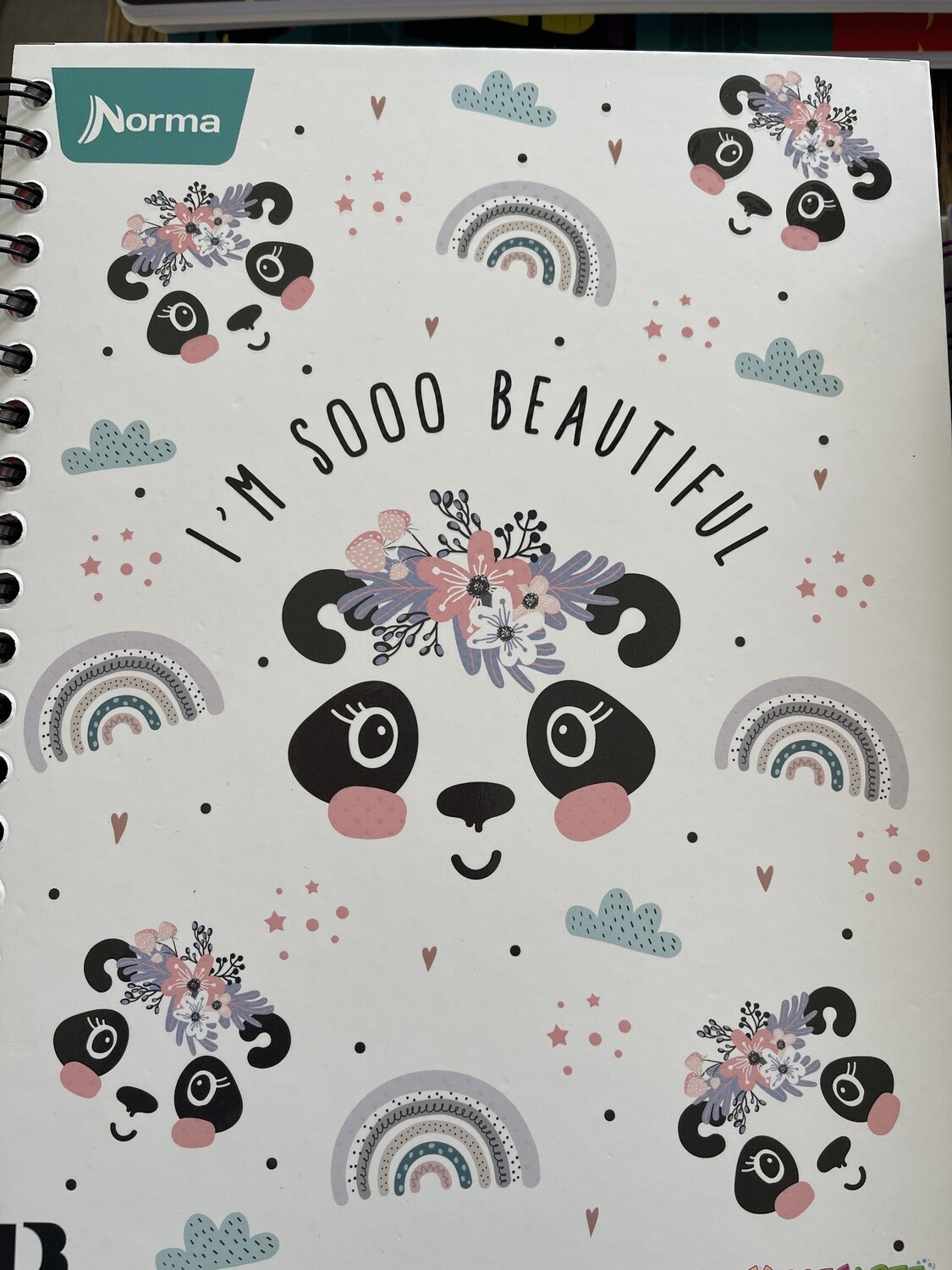 Cuaderno 105 Xpresarte 80H  Argollados 105 Rayado femenino