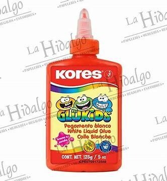 Pegante Kores Liquido Glukids 125 Gramos