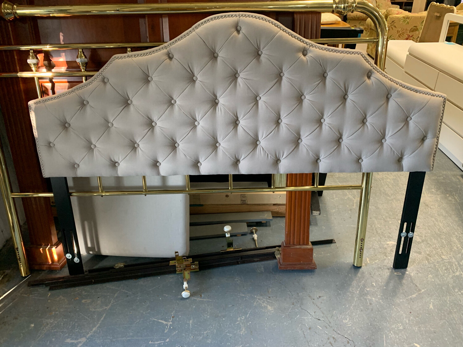 Safavieh King Upholstered Headboard *NEW*