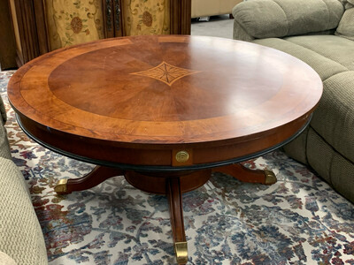 Inlaid Round Coffee Table