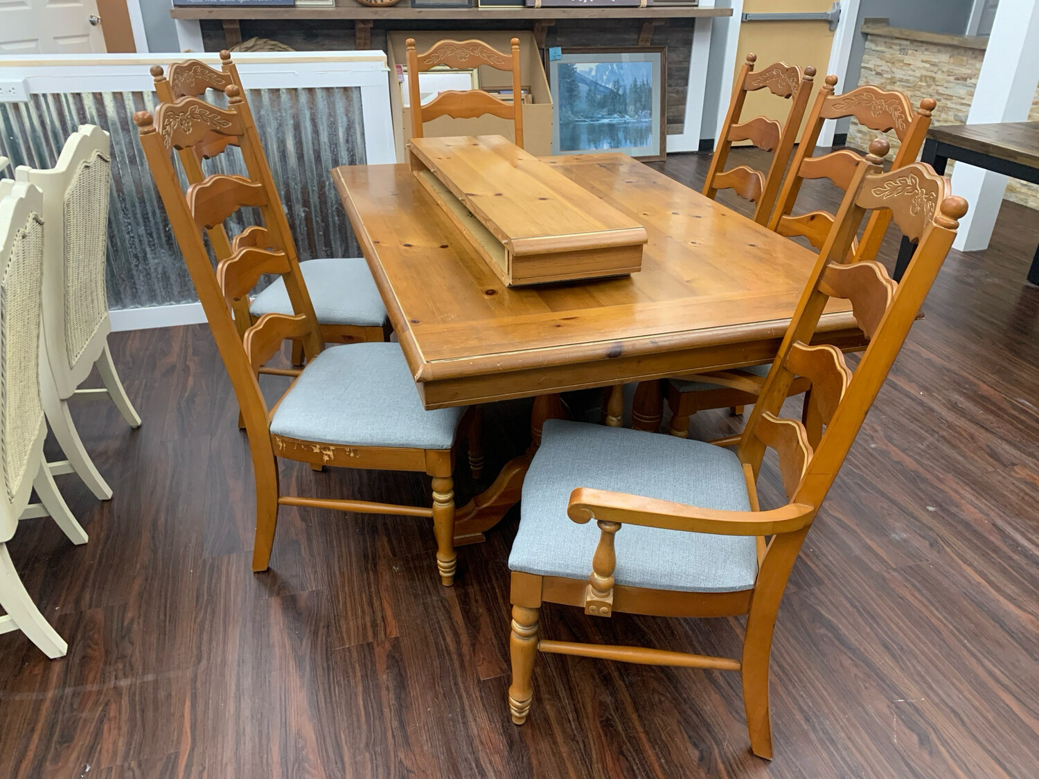 Solid Wood Spacious Dining Set