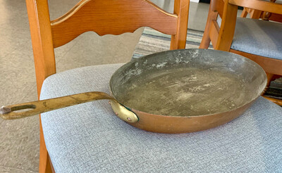 Vintage Copper Bottom French Fish Pan