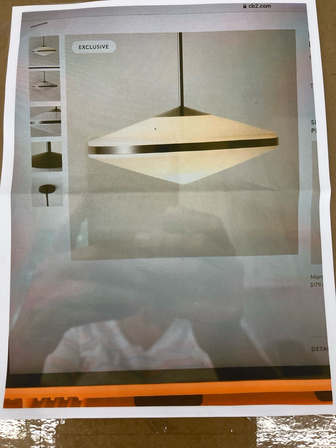 Contemporary Pendant Light Fixture *NEW*