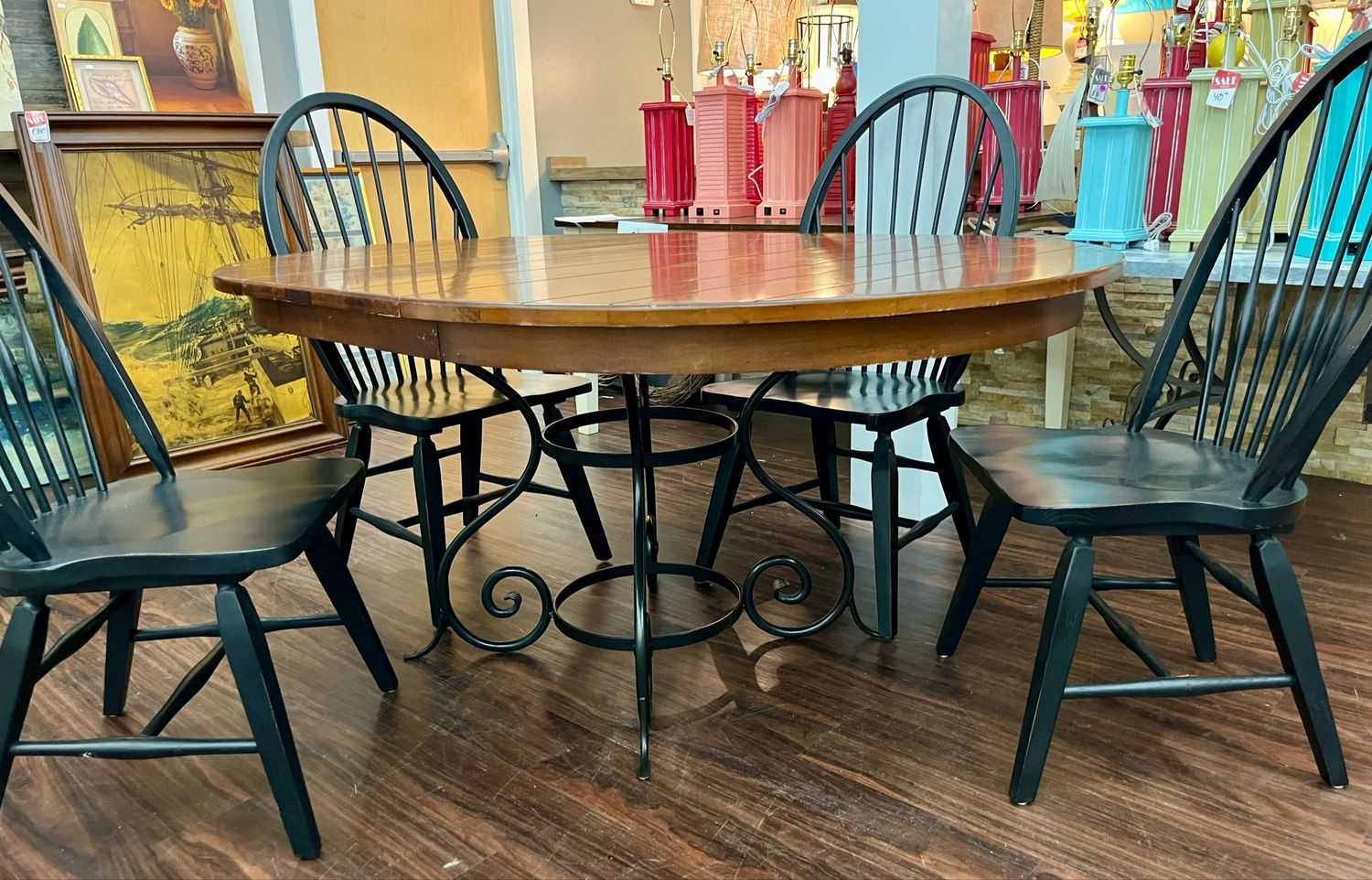 Wood + Metalworks Dining Set