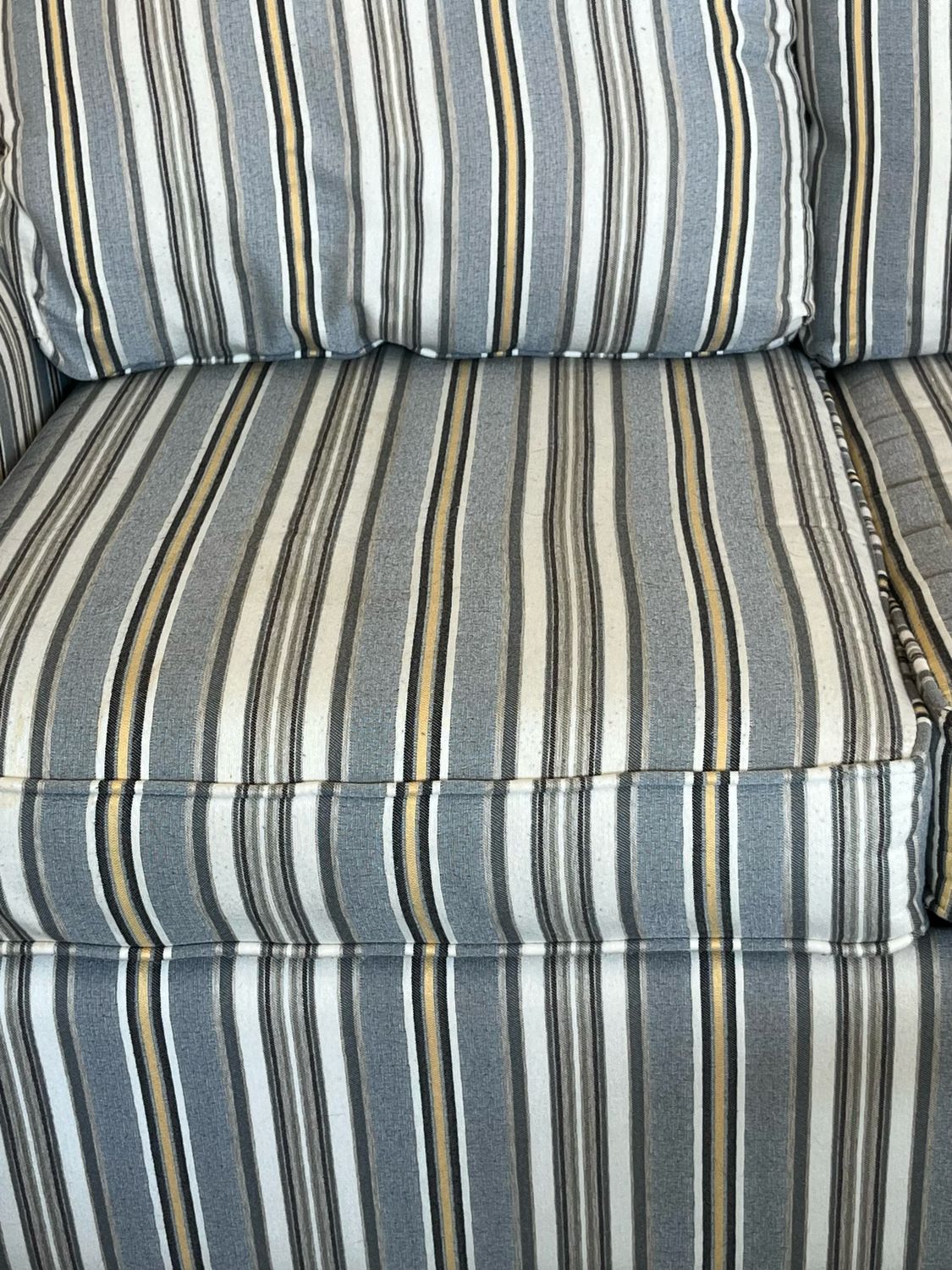 Braxton Culler Coastal Stripe Loveseat 58”