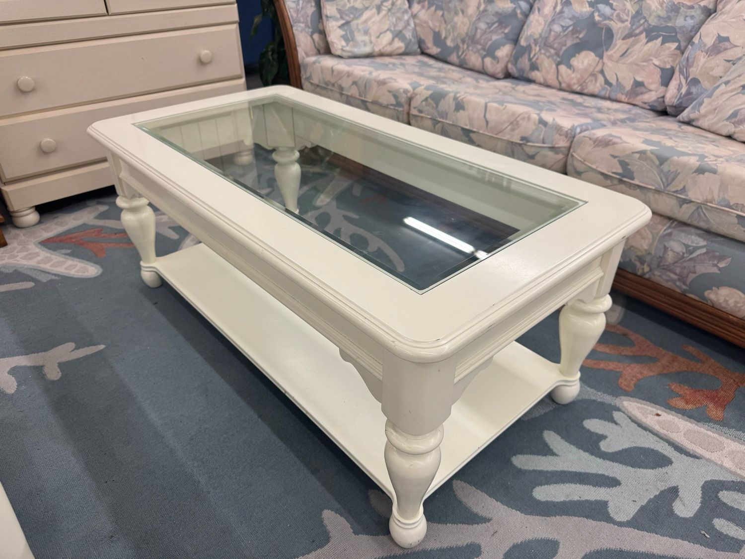 Designer Glass Top Coffee Table