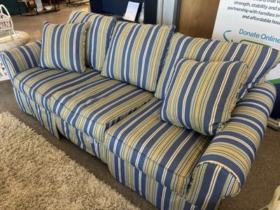 Custom Stripe Fabric Sleep Sofa