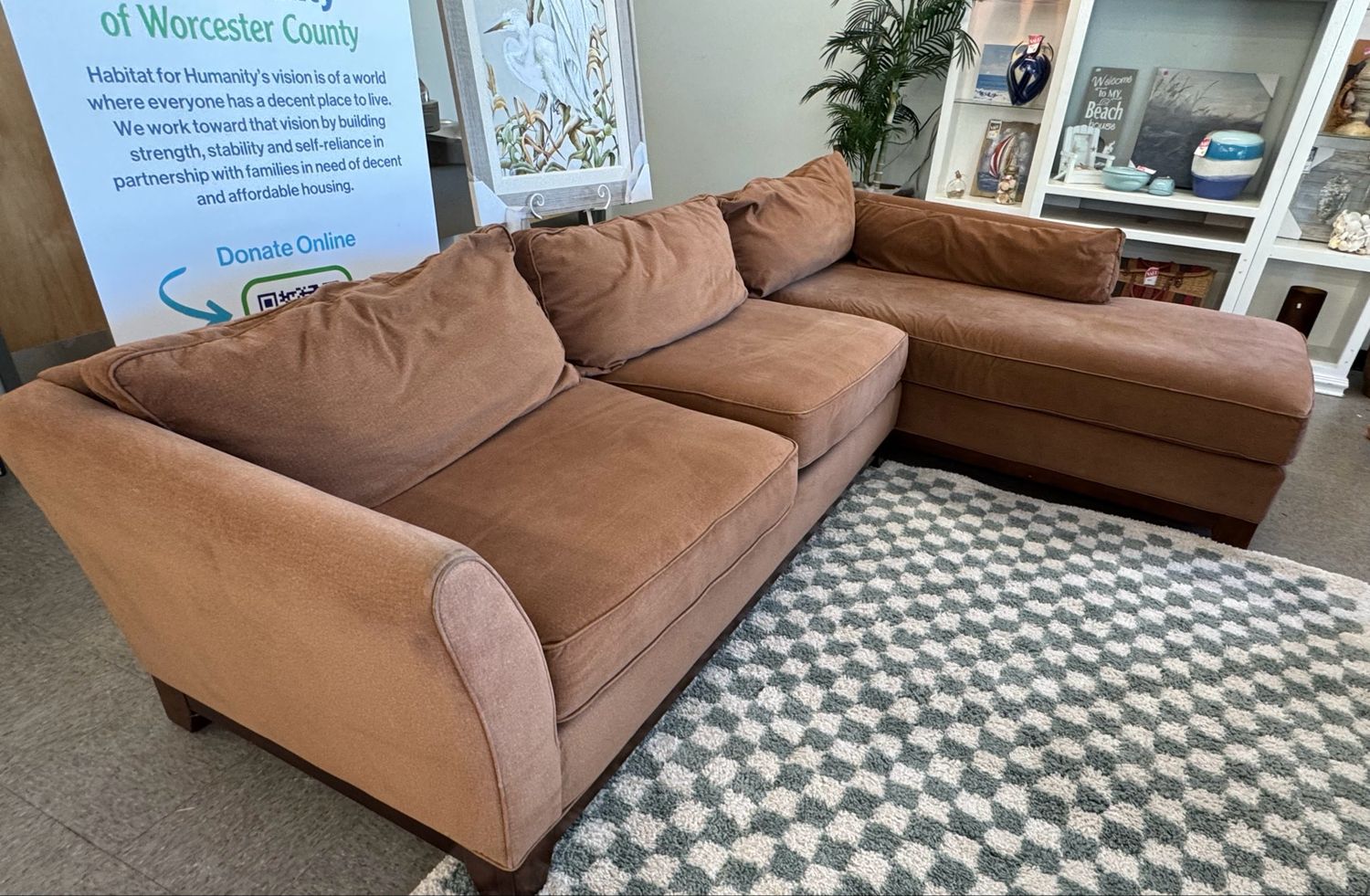 LA-Z-BOY Contemporary Sienna Low Profile Sofa+Chaise