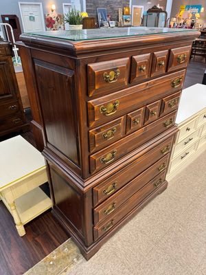 Vintage Link Taylor Settler’s Pine Tall Dresser