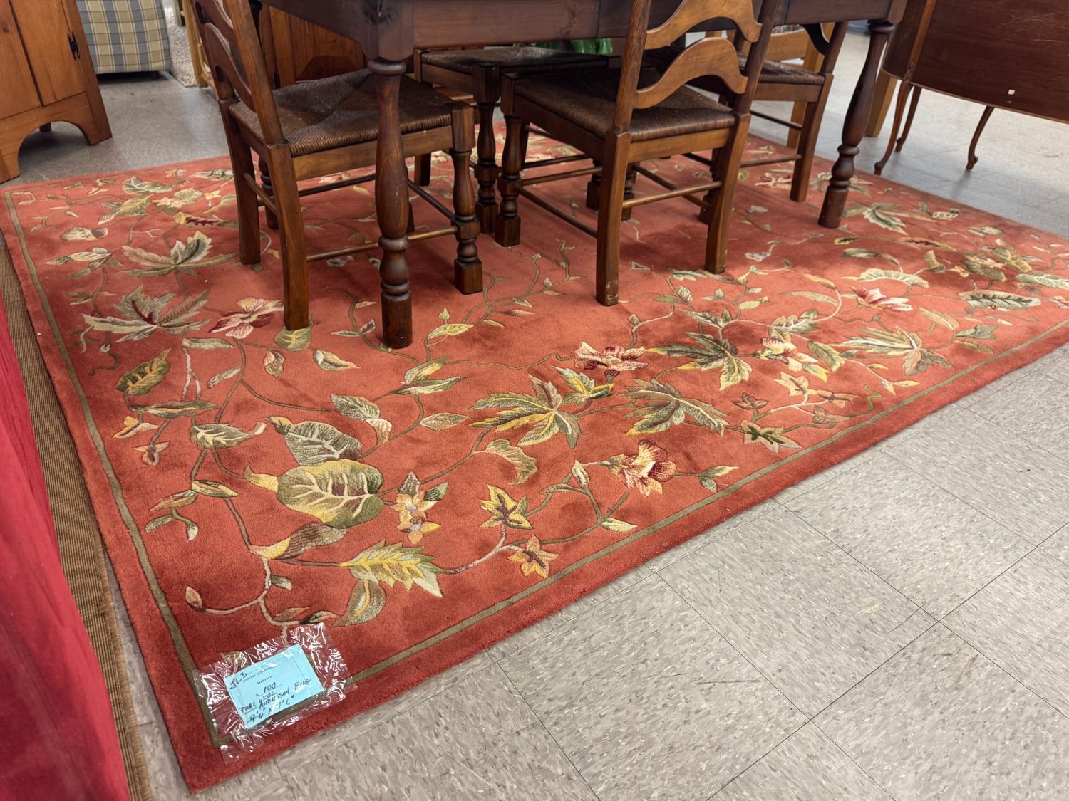 Pure Wool Aubusson Rug