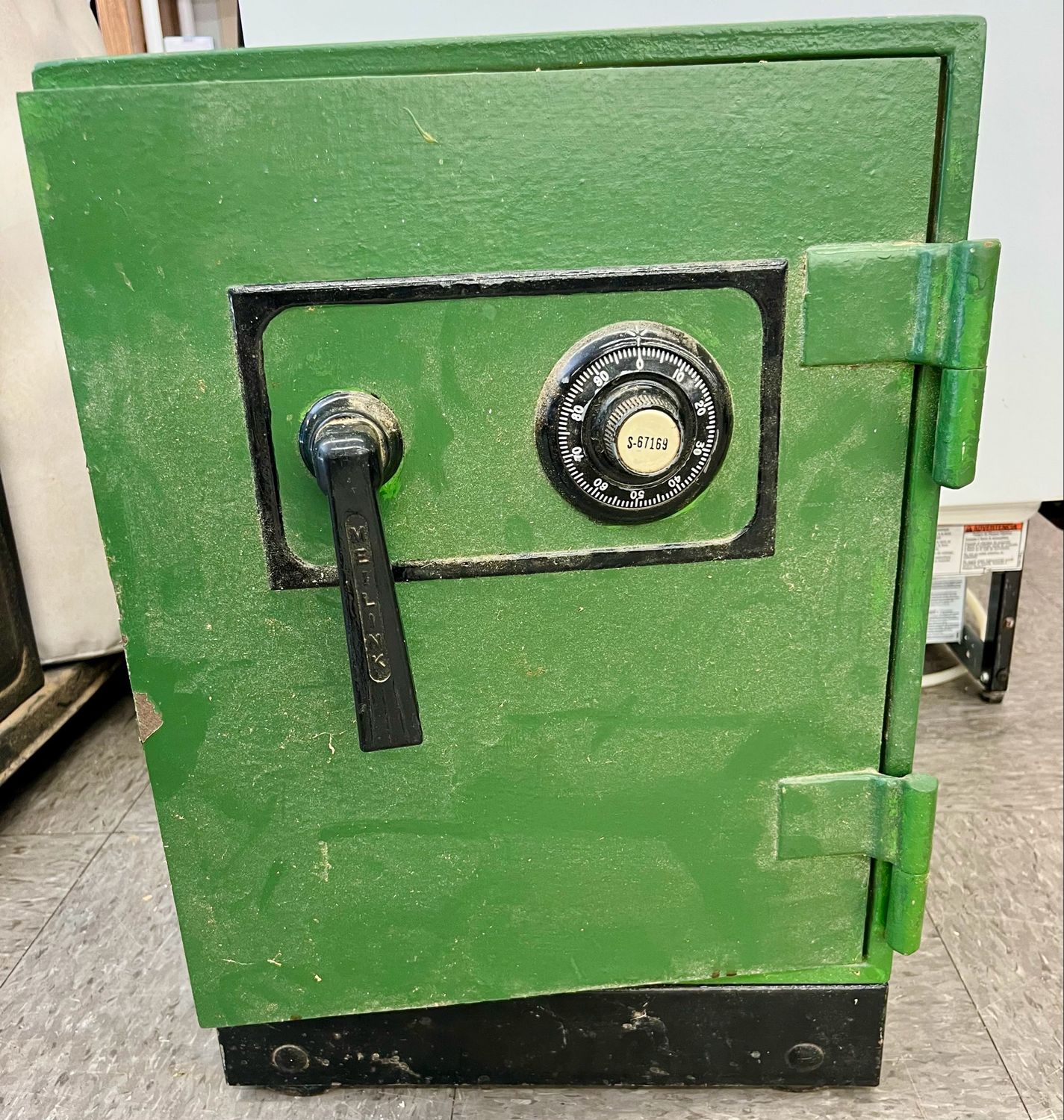 Vintage Industrial Meilink Steel Safe