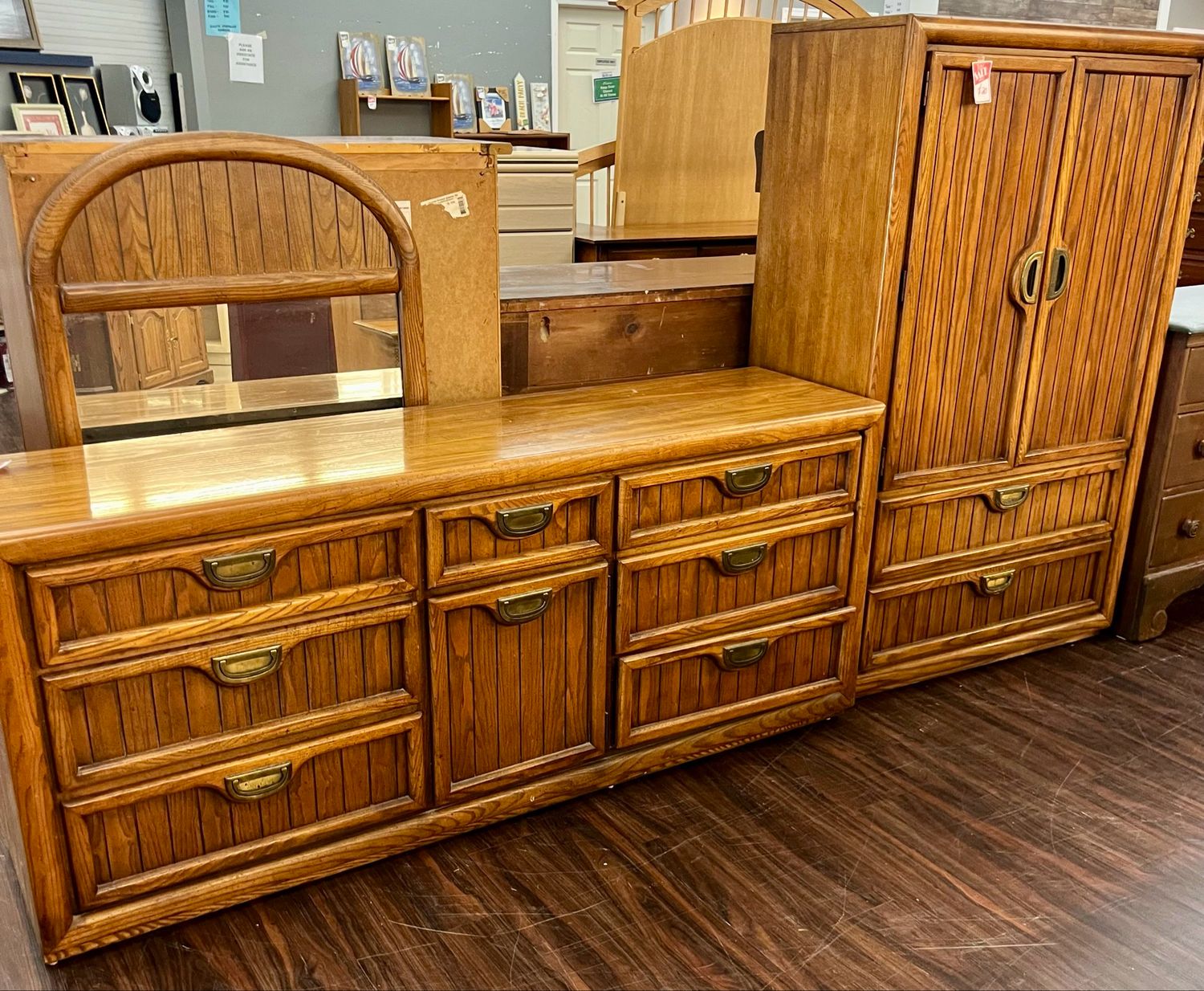 3 PC Solid Wood Bedroom Set by Stanley Furniture