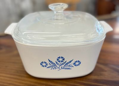 Vintage Corning Ware Blue Cornflower 3 Quart Casserole
