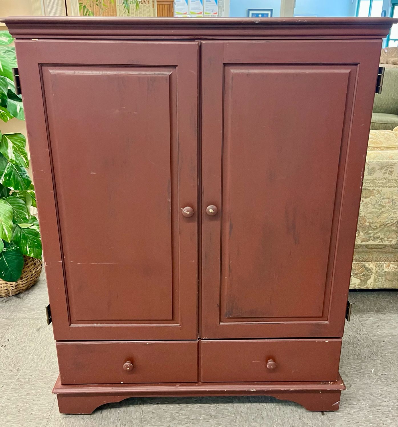 Red Stained Armoire
