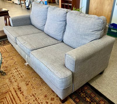 Gray Sleeper Sofa 84” L