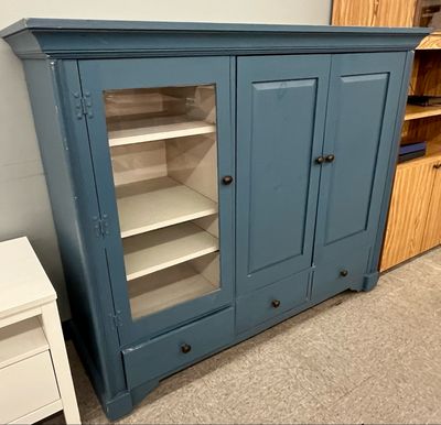 Blue Entertainment Armoire by Broyhill