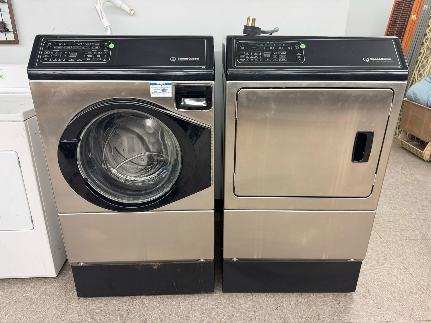 Speed Queen Pro Series Washer &amp; Dryer