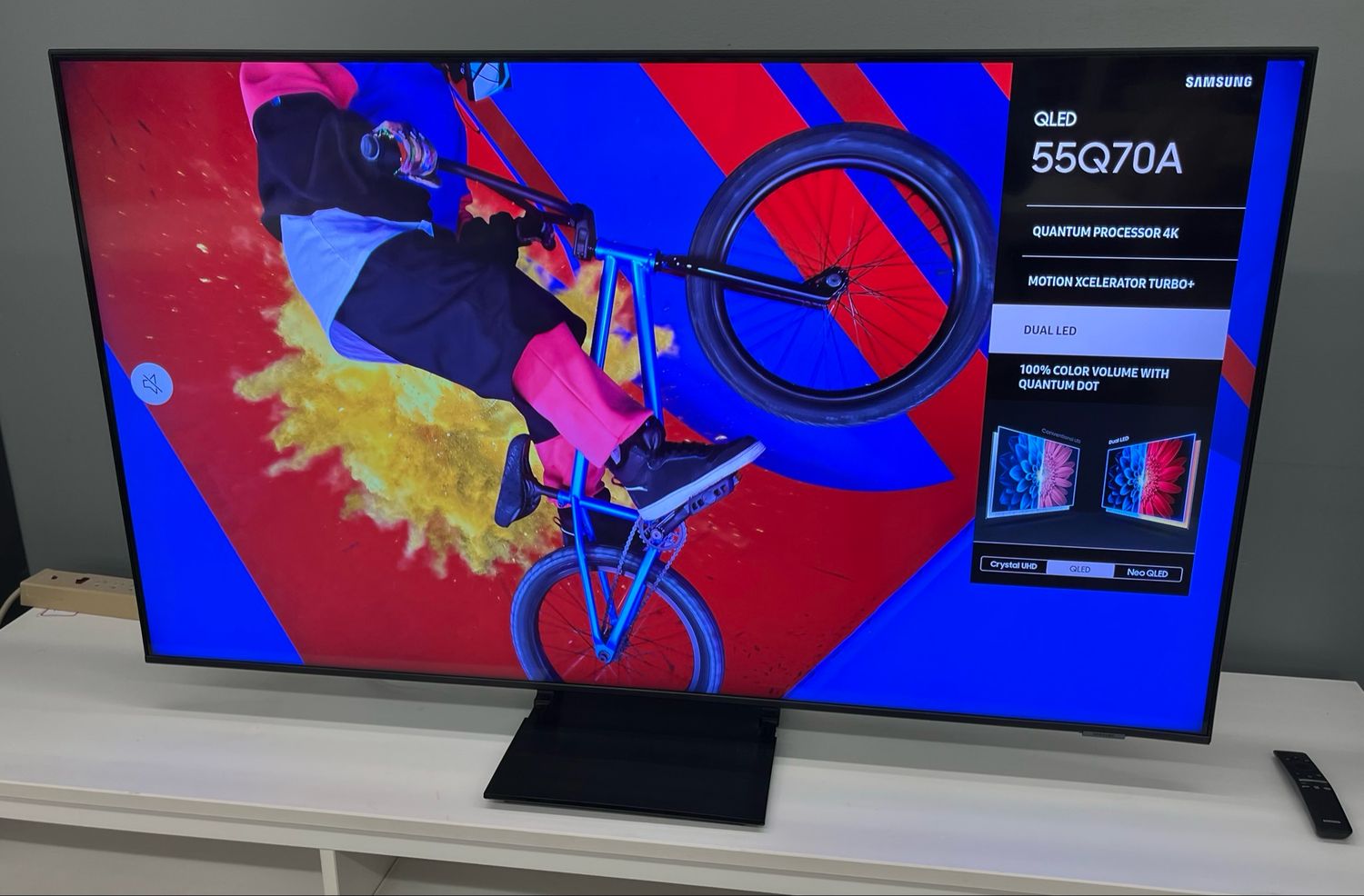 Samsung 55” QLED Smart TV