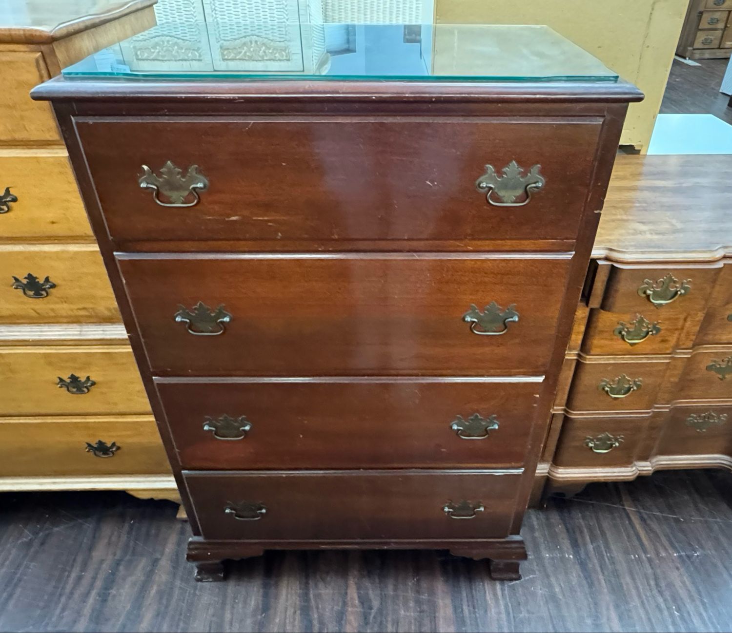 Solid Mahogany Dresser by Hungerford