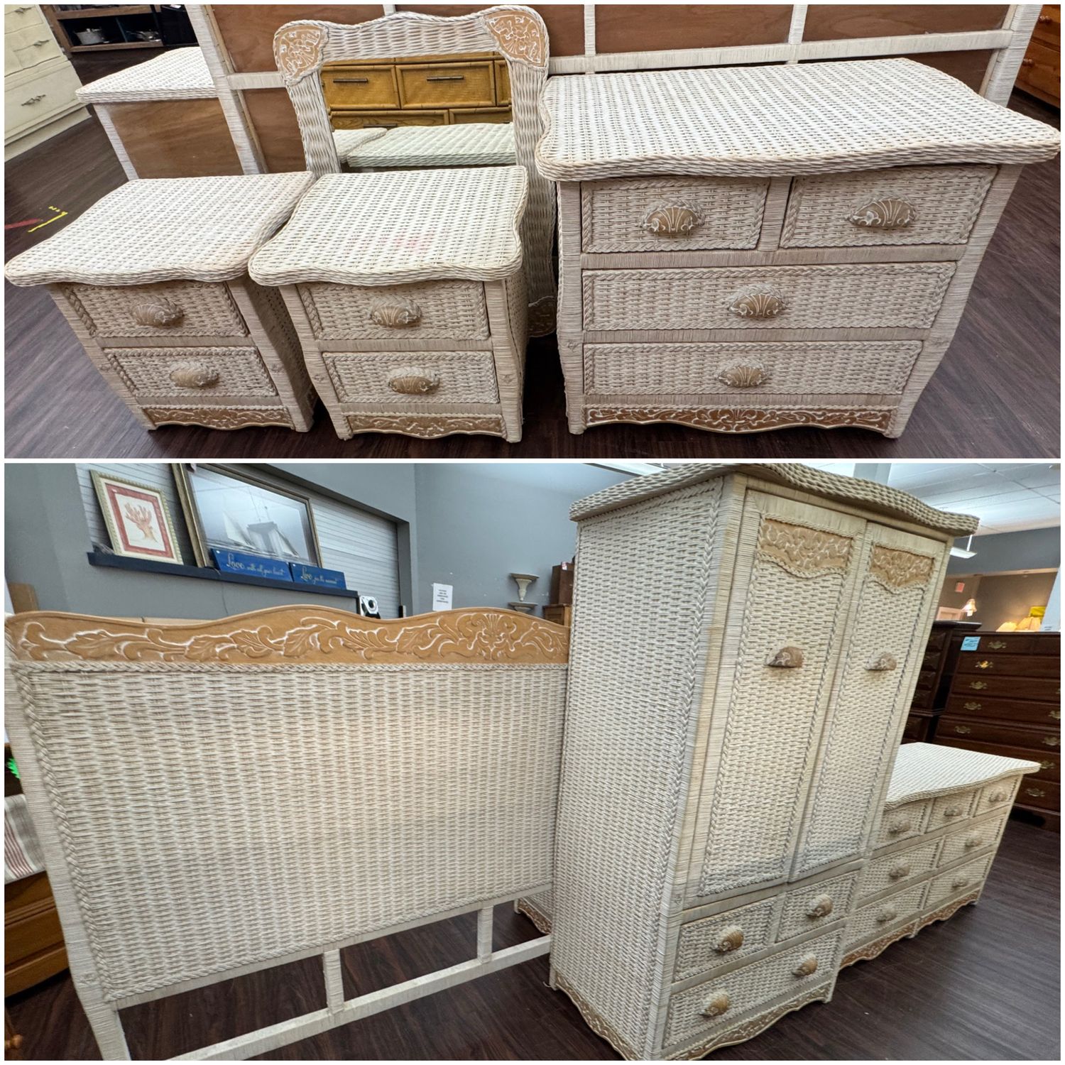 Pier 1 Jamaica Collection 7 PC King Bedroom Suite