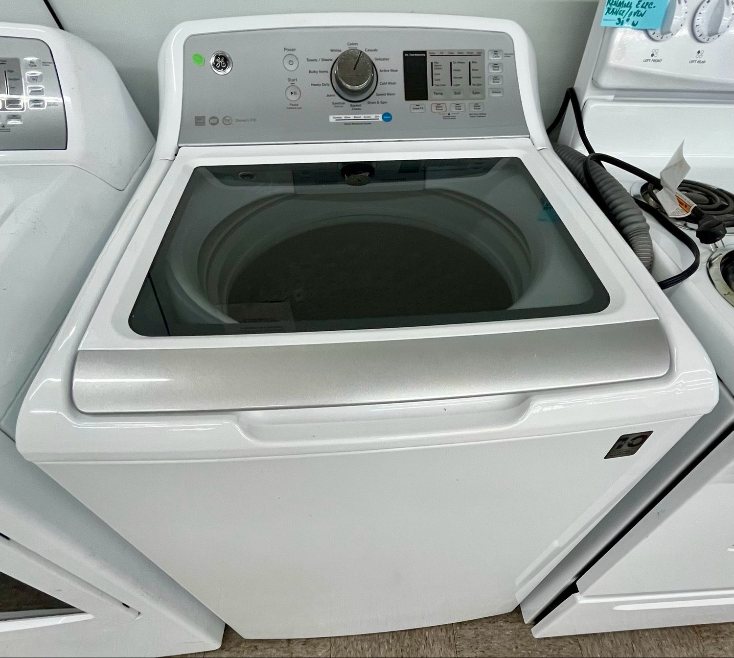 G.E. Energy Star Deep Fill Washer