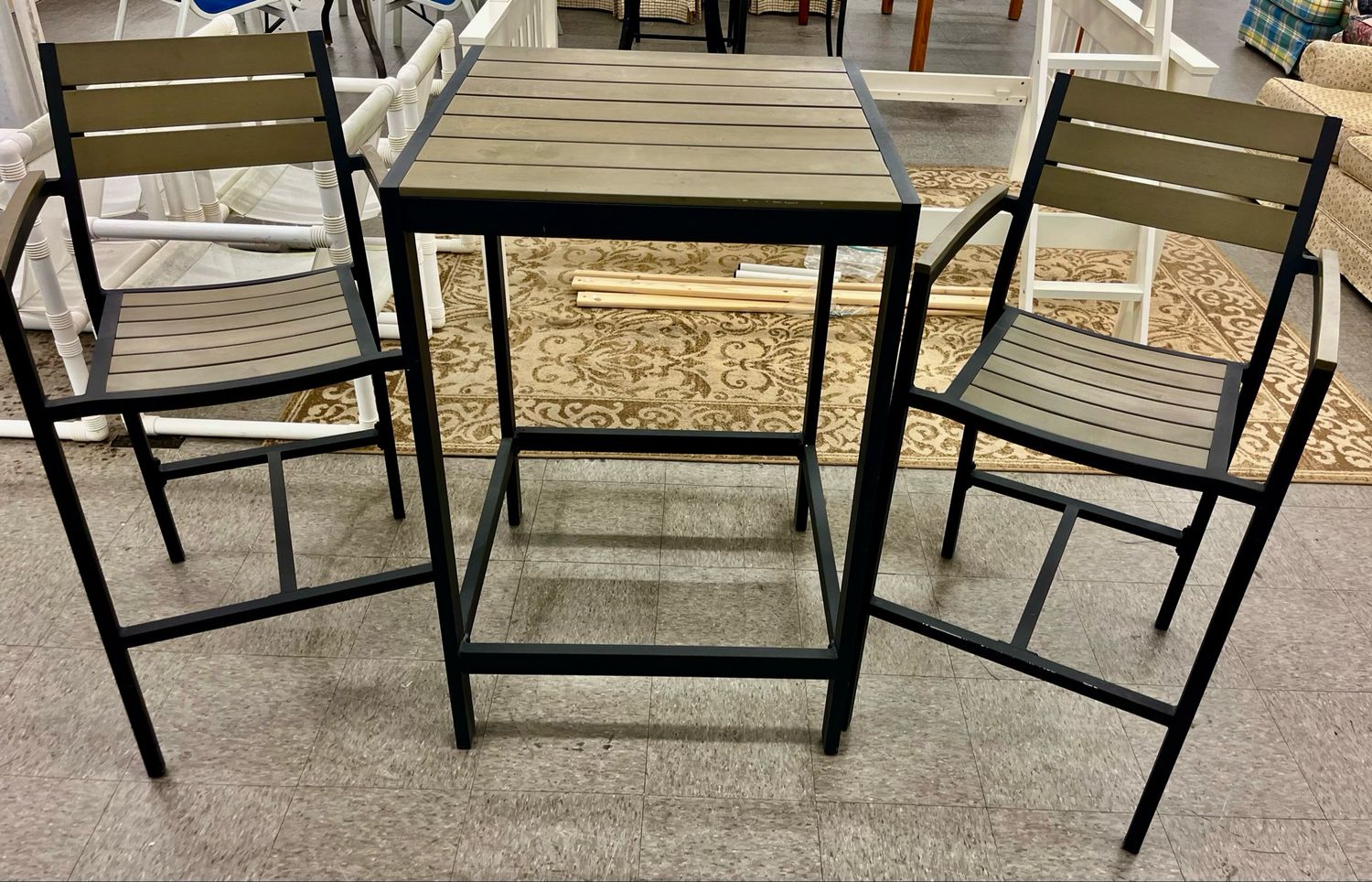 3 PC Hightop, Outdoor Bistro Set