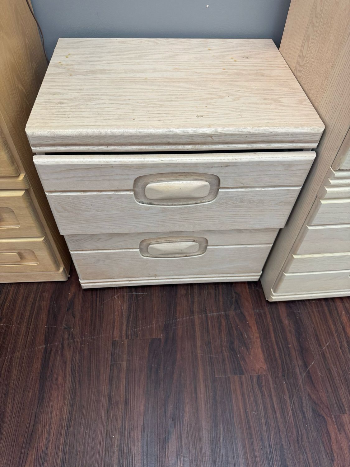 Whitewashed Nightstand