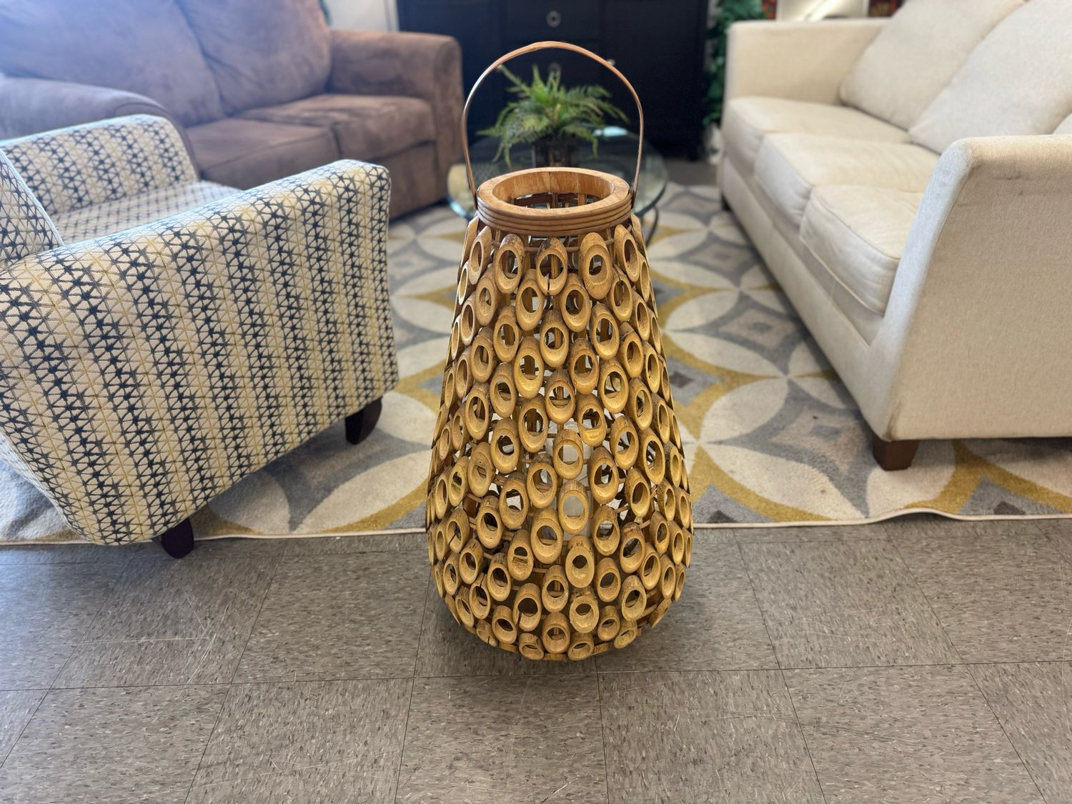 Bamboo Contemporary Lantern