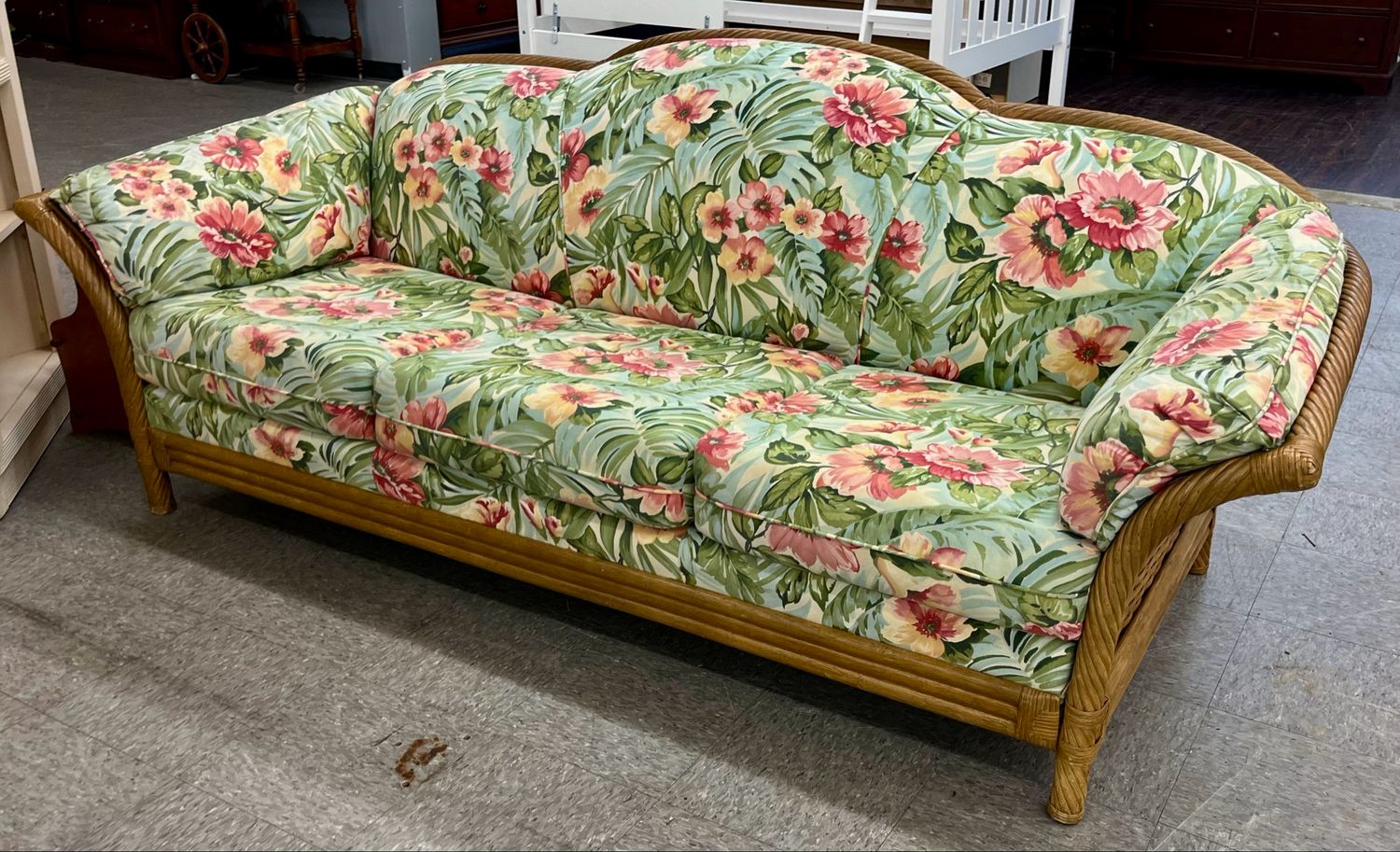 Tradewinds Rattan Sofa by Lane
