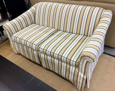 Striped Loveseat Striped Loveseat