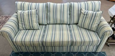 Coastal Striped Sleeper Sofa & Loveseat Coastal Striped Sleeper Sofa & Loveseat