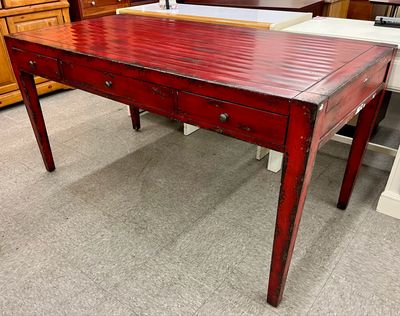 Red Wood Desk by Hooker